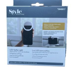Style Selections LED Selfie Light 3" #13375‎